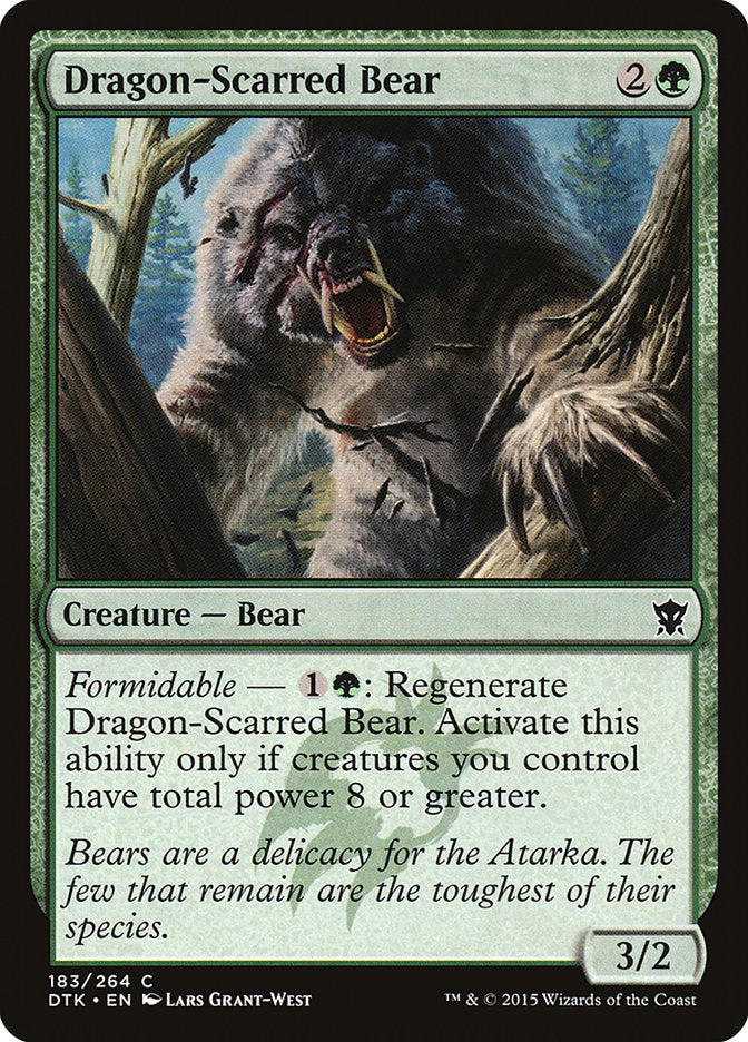 Dragon-Scarred Bear [Dragons of Tarkir] | Play N Trade Winnipeg