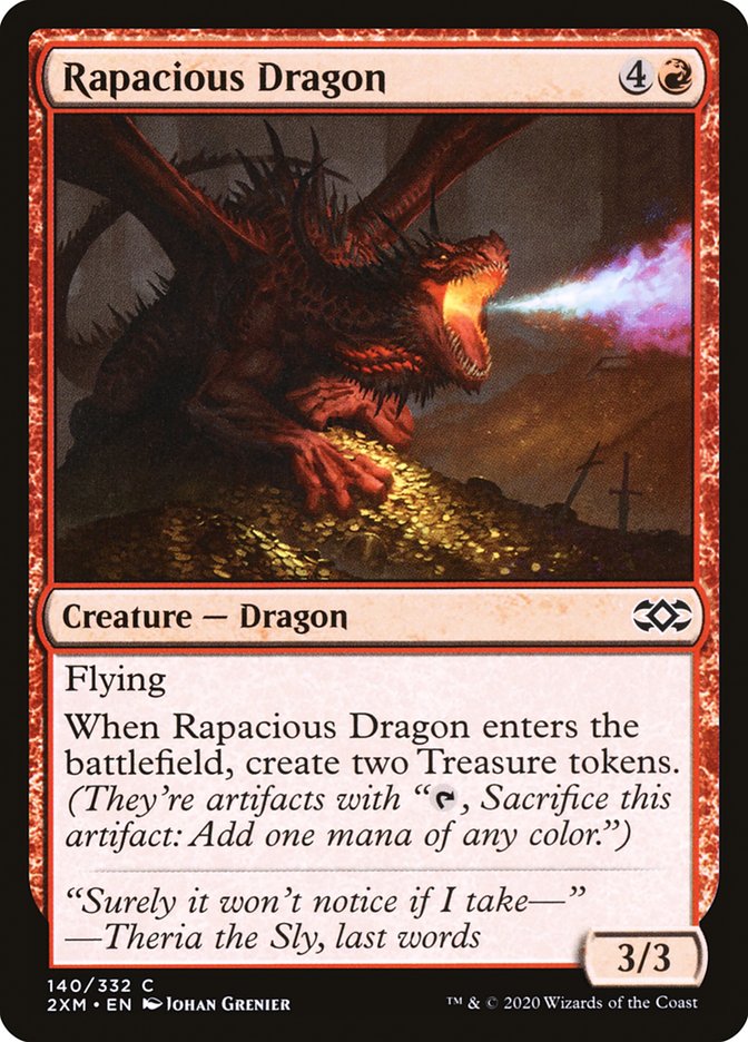 Rapacious Dragon [Double Masters] | Play N Trade Winnipeg