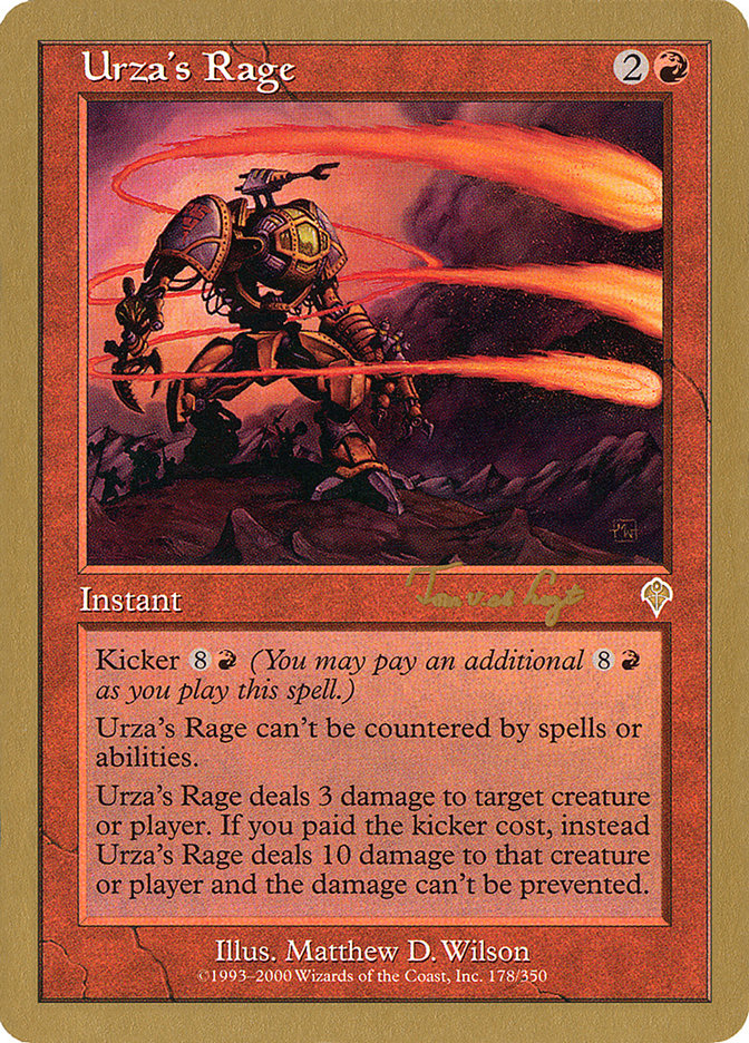 Urza's Rage (Tom van de Logt) [World Championship Decks 2001] | Play N Trade Winnipeg