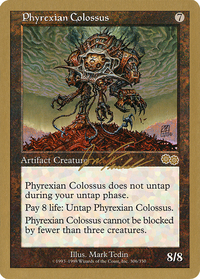 Phyrexian Colossus (Jon Finkel) [World Championship Decks 2000] | Play N Trade Winnipeg