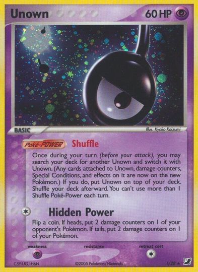 Unown (!) (!/28) [EX: Unseen Forces] | Play N Trade Winnipeg