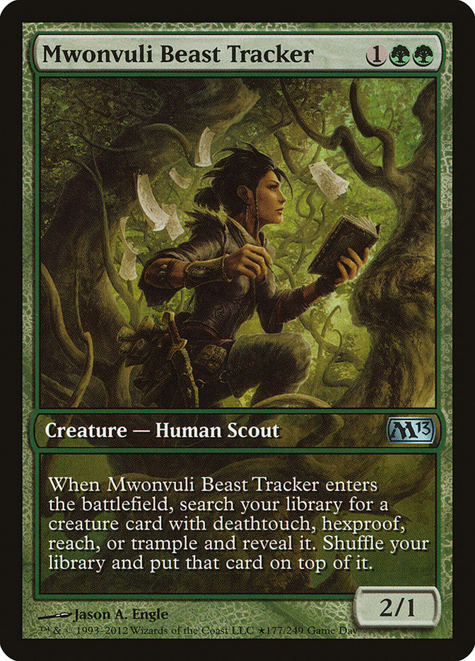 Mwonvuli Beast Tracker (Game Day) [Magic 2013 Promos] | Play N Trade Winnipeg