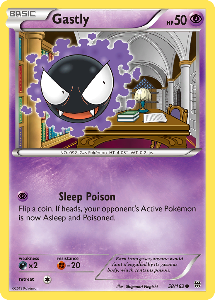 Gastly (58/162) [XY: BREAKthrough] | Play N Trade Winnipeg