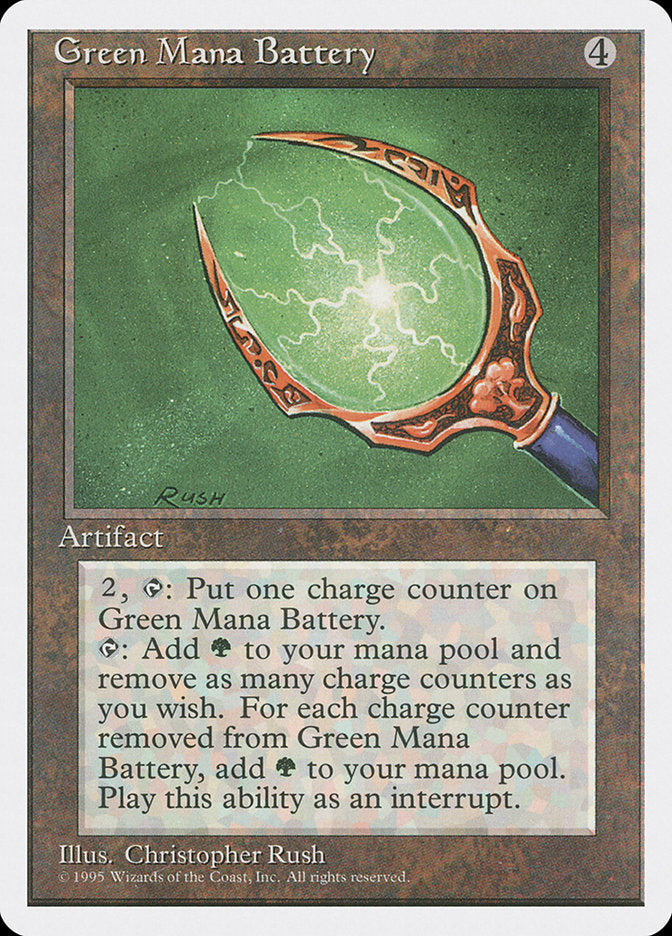 Green Mana Battery [Fourth Edition] | Play N Trade Winnipeg