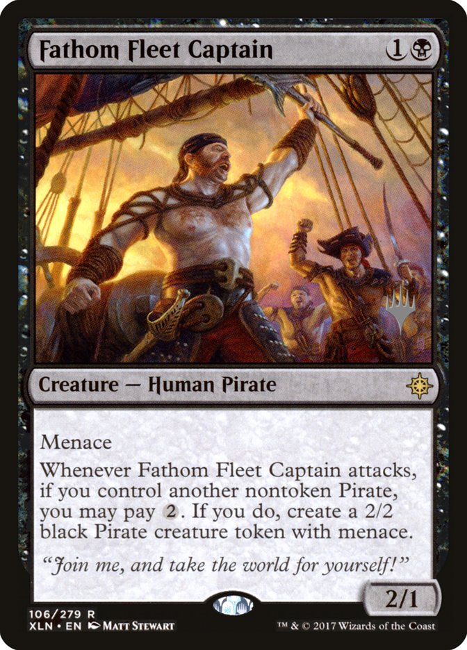 Fathom Fleet Captain (Promo Pack) [Ixalan Promos] | Play N Trade Winnipeg