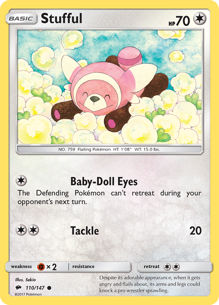 Stufful (110/147) [Sun & Moon: Burning Shadows] | Play N Trade Winnipeg