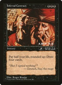 Infernal Contract (Oversized) [Oversize Cards] | Play N Trade Winnipeg