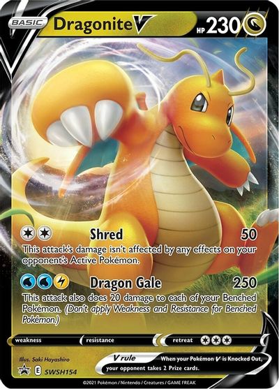 Dragonite V (SWSH154) [Sword & Shield: Black Star Promos] | Play N Trade Winnipeg