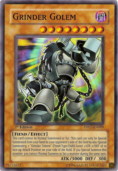 Grinder Golem [DP07-EN009] Super Rare | Play N Trade Winnipeg