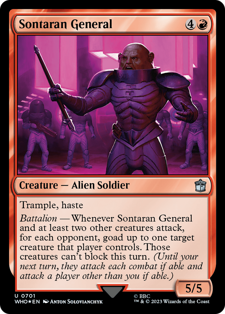 Sontaran General (Surge Foil) [Doctor Who] | Play N Trade Winnipeg