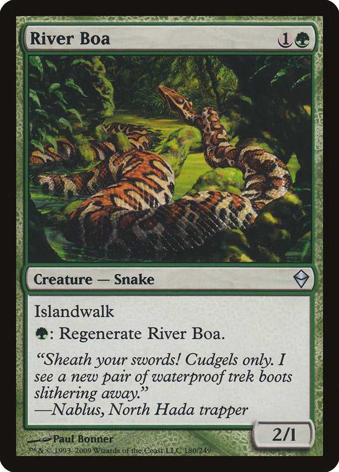 River Boa [Zendikar] | Play N Trade Winnipeg