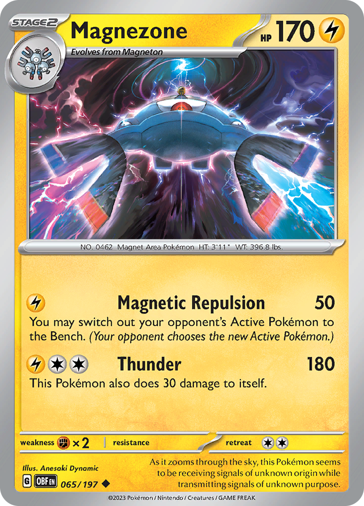 Magnezone (065/197) [Scarlet & Violet: Obsidian Flames] | Play N Trade Winnipeg