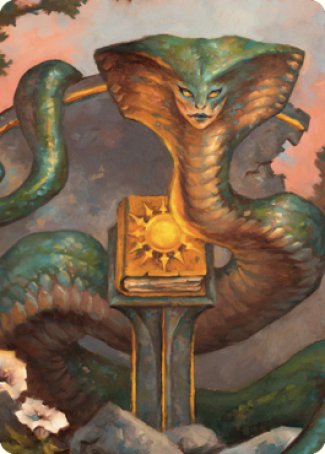 Guardian Naga Art Card [Commander Legends: Battle for Baldur's Gate Art Series] | Play N Trade Winnipeg