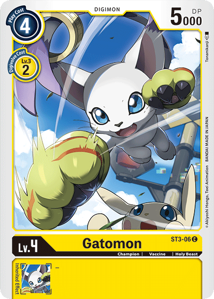 Gatomon [ST3-06] [Starter Deck: Heaven's Yellow] | Play N Trade Winnipeg