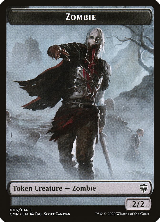 Elf Warrior // Zombie Token [Commander Legends Tokens] | Play N Trade Winnipeg