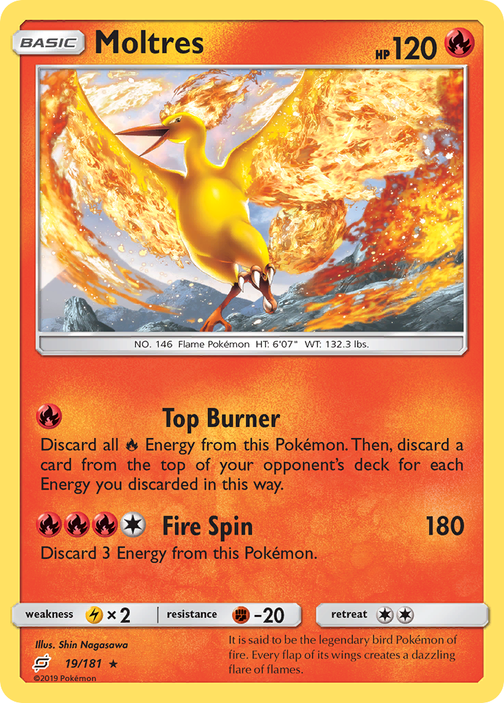 Moltres (19/181) [Sun & Moon: Team Up] | Play N Trade Winnipeg