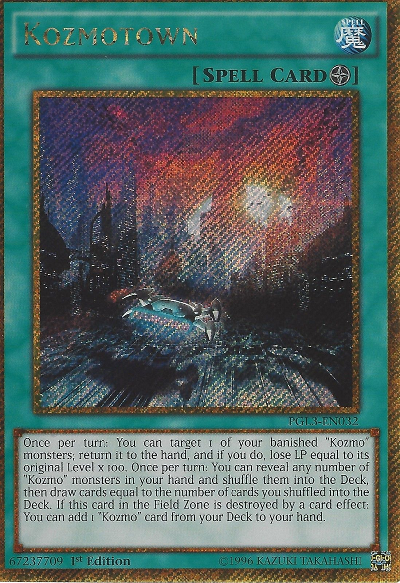 Kozmotown [PGL3-EN032] Gold Secret Rare | Play N Trade Winnipeg