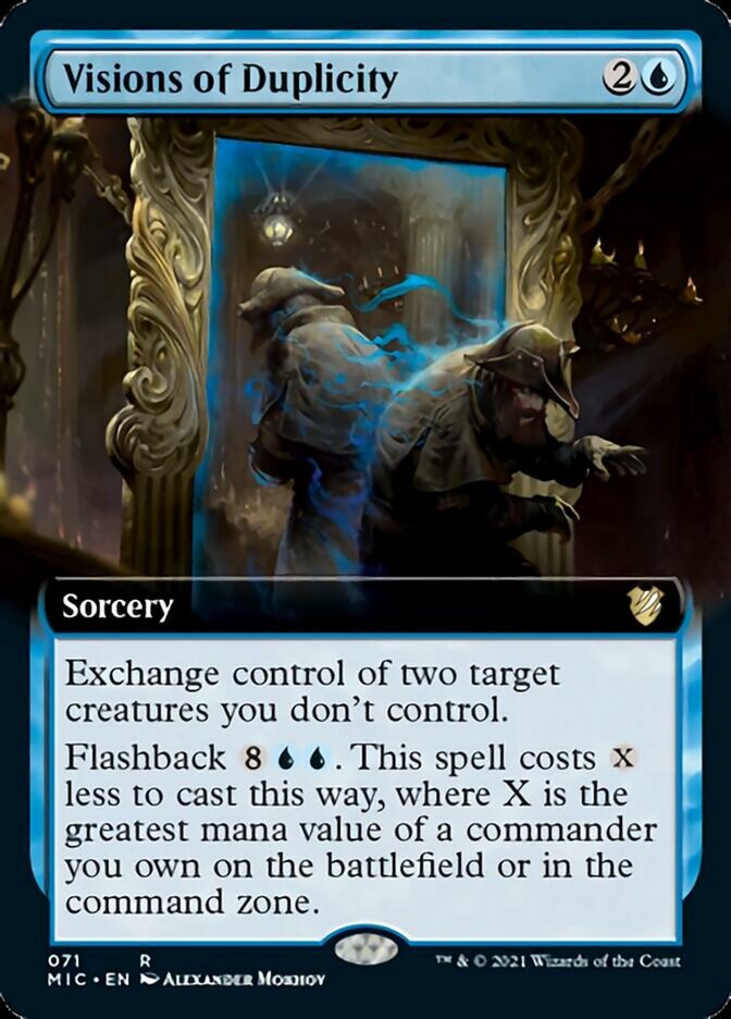 Visions of Duplicity (Extended) [Innistrad: Midnight Hunt Commander] | Play N Trade Winnipeg