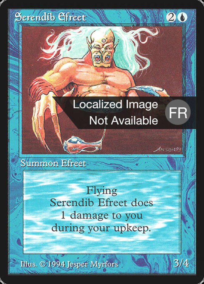 Serendib Efreet [Foreign Black Border] | Play N Trade Winnipeg