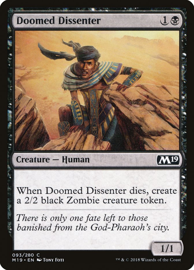 Doomed Dissenter [Core Set 2019] | Play N Trade Winnipeg