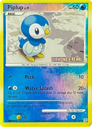 Piplup (93/130) (Diamond and Pearl) [Burger King Promos: 2008 Collection] | Play N Trade Winnipeg