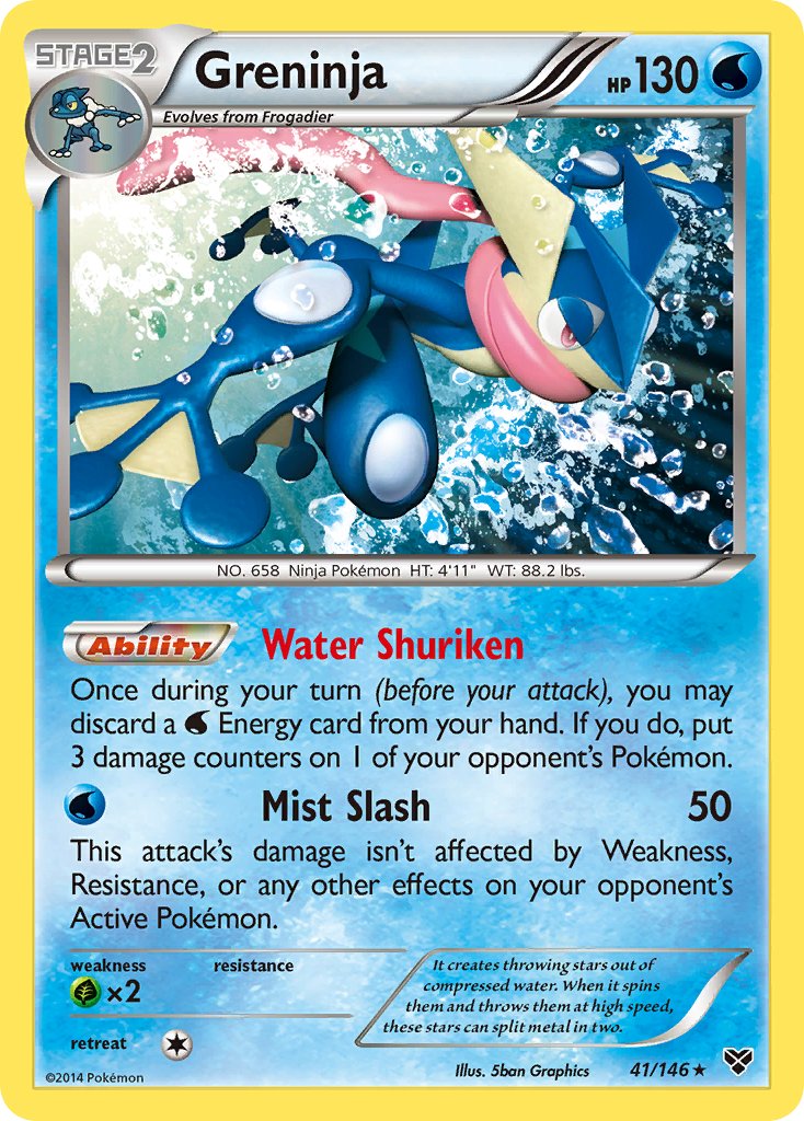 Greninja (41/146) (Cosmos Holo) (Blister Exclusive) [XY: Base Set] | Play N Trade Winnipeg