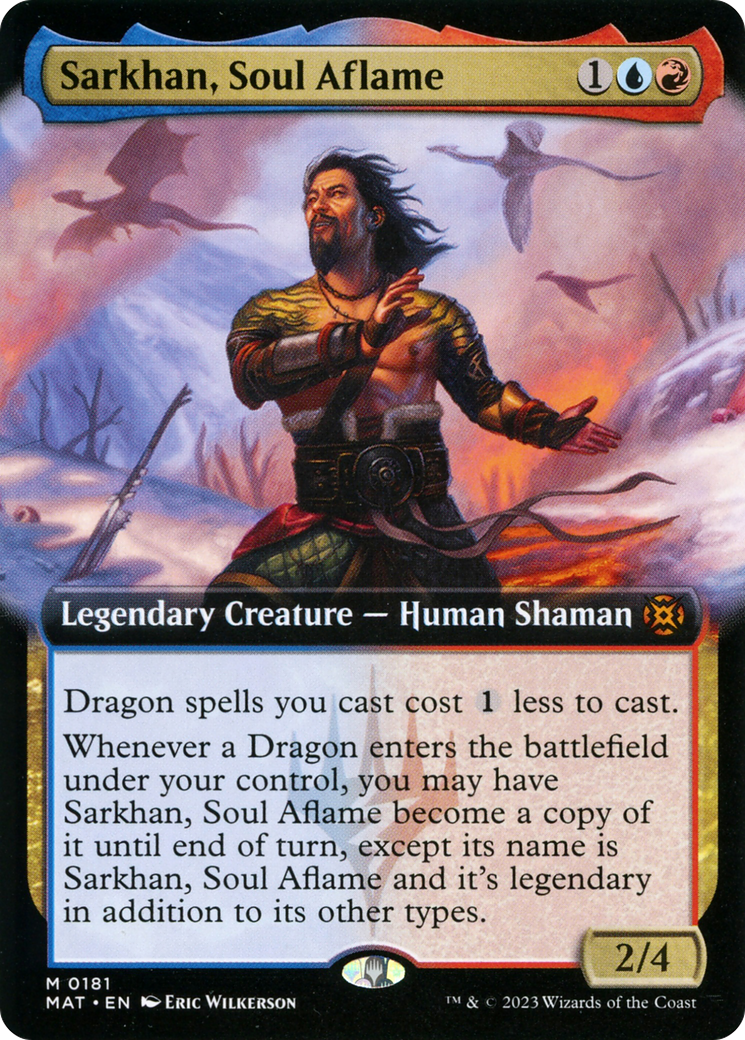 Sarkhan, Soul Aflame (Extended Art) [March of the Machine: The Aftermath] | Play N Trade Winnipeg