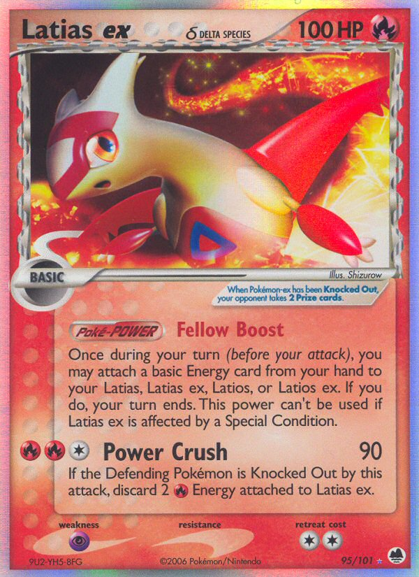 Latias ex (95/101) (Delta Species) [EX: Dragon Frontiers] | Play N Trade Winnipeg