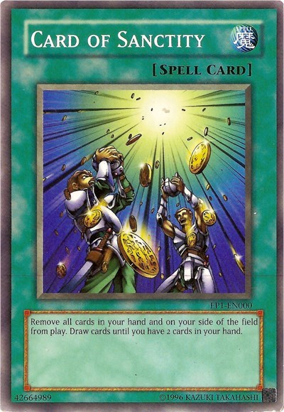 Card of Sanctity (Kids WB Duel of Destiny Promo) [EP1-EN000] Common | Play N Trade Winnipeg