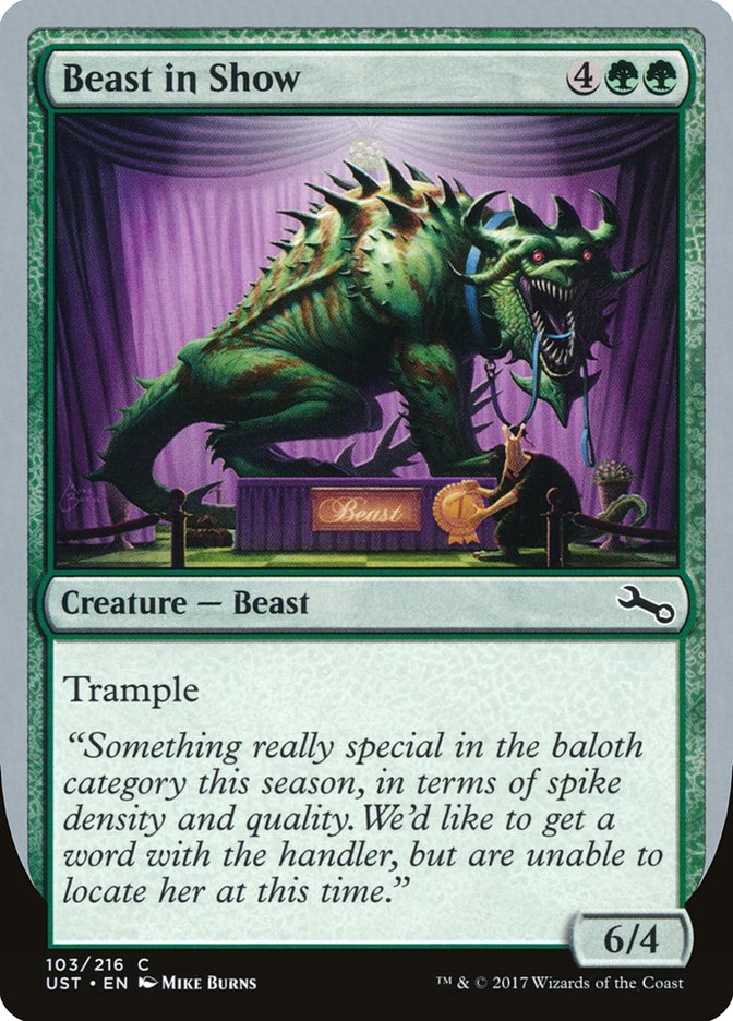 Beast in Show ("Something really special...") [Unstable] | Play N Trade Winnipeg