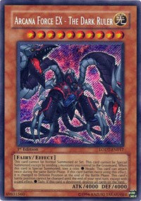 Arcana Force EX - The Dark Ruler [LODT-EN017] Secret Rare | Play N Trade Winnipeg