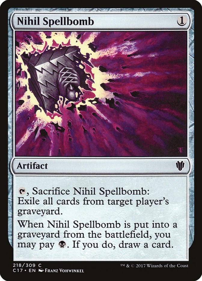 Nihil Spellbomb [Commander 2017] | Play N Trade Winnipeg