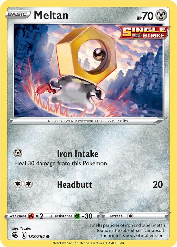 Meltan (188/264) [Sword & Shield: Fusion Strike] | Play N Trade Winnipeg