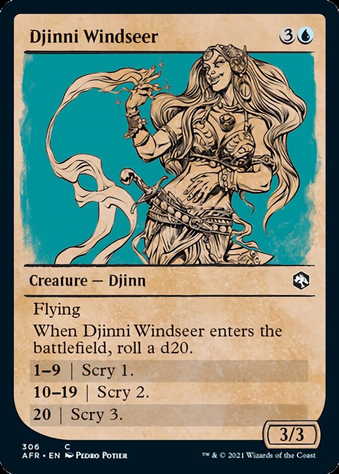 Djinni Windseer (Showcase) [Dungeons & Dragons: Adventures in the Forgotten Realms] | Play N Trade Winnipeg