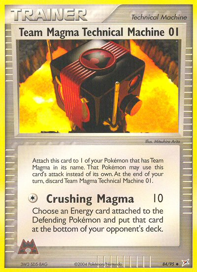 Team Magma Technical Machine 01 (84/95) [EX: Team Magma vs Team Aqua] | Play N Trade Winnipeg