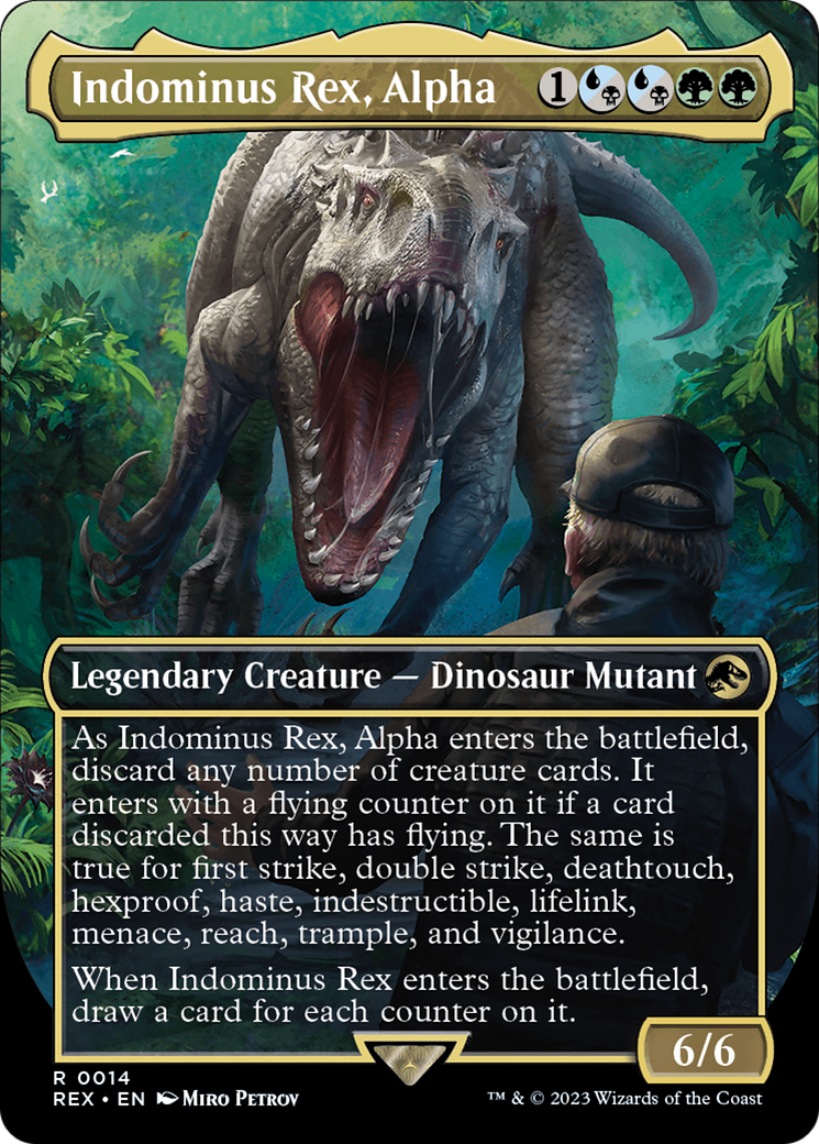 Indominus Rex, Alpha (Borderless) [Jurassic World Collection] | Play N Trade Winnipeg