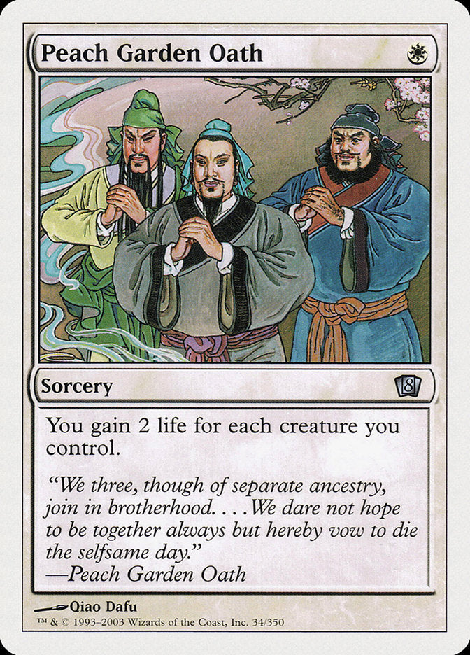 Peach Garden Oath [Eighth Edition] | Play N Trade Winnipeg
