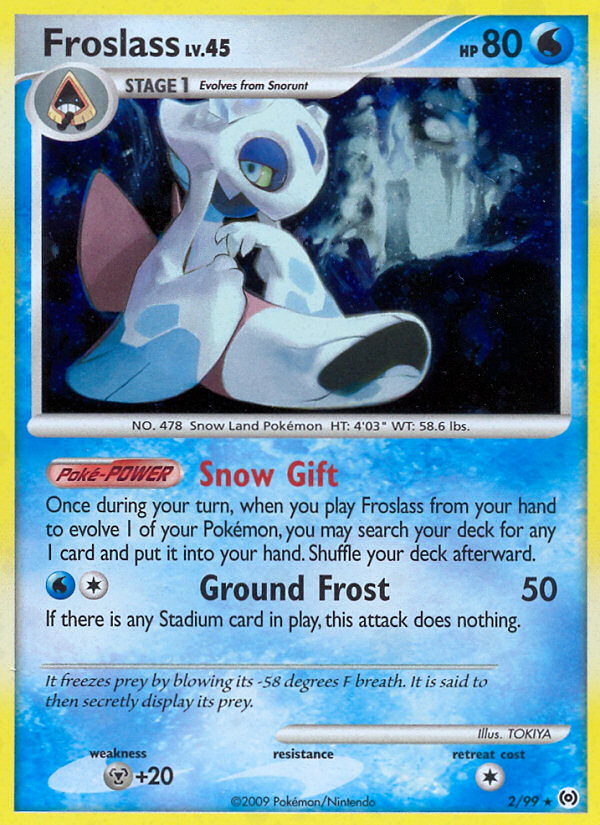 Froslass (2/99) [Platinum: Arceus] | Play N Trade Winnipeg