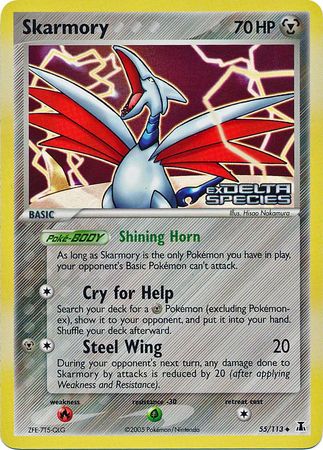 Skarmory (55/113) (Stamped) [EX: Delta Species] | Play N Trade Winnipeg