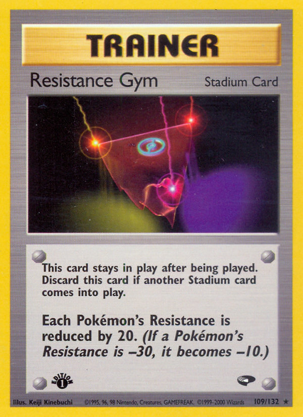 Resistance Gym (109/132) [Gym Challenge 1st Edition] | Play N Trade Winnipeg