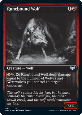 Runebound Wolf [Innistrad: Double Feature] | Play N Trade Winnipeg