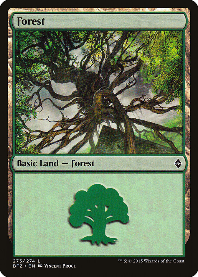 Forest (273a) [Battle for Zendikar] | Play N Trade Winnipeg