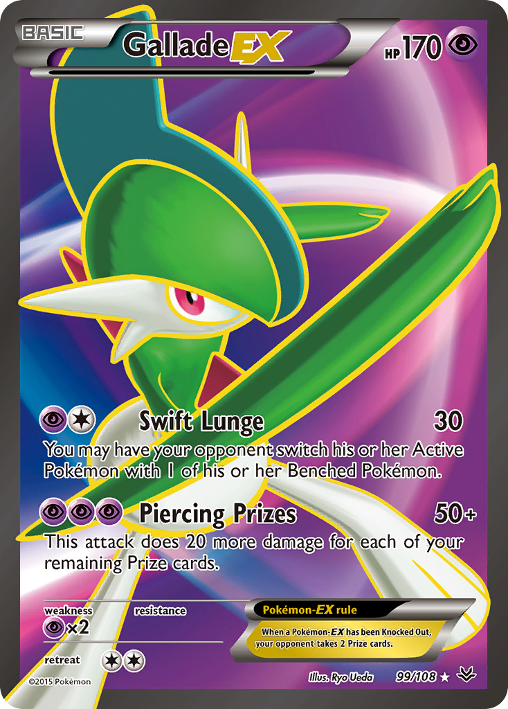 Gallade EX (99/108) [XY: Roaring Skies] | Play N Trade Winnipeg