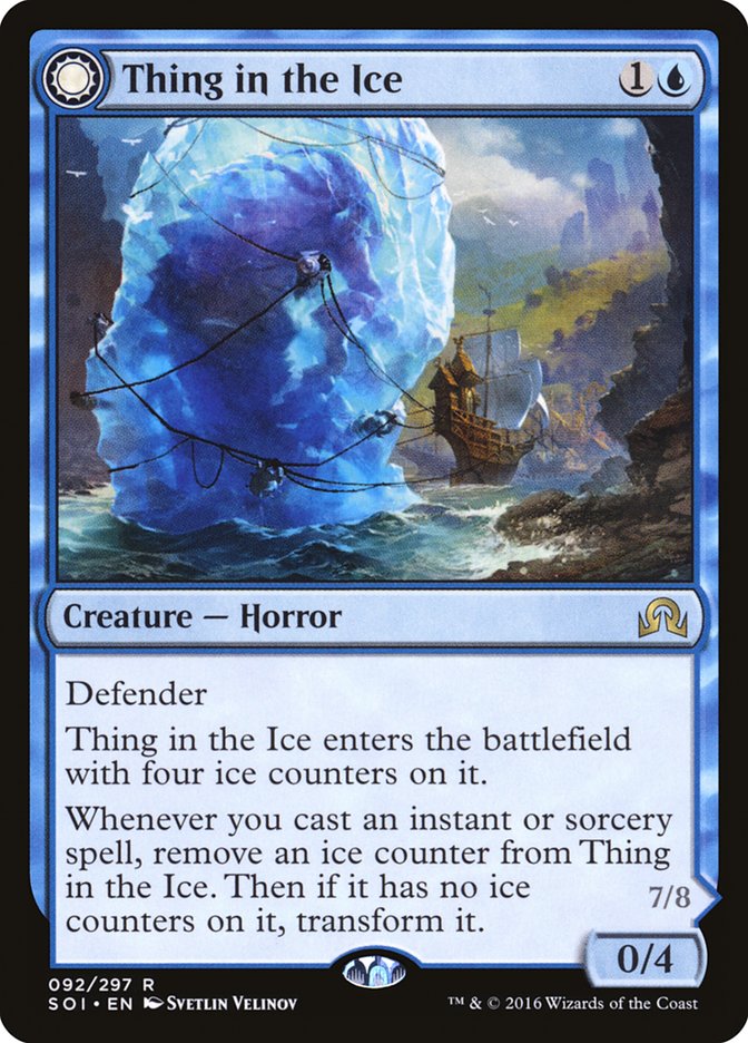 Thing in the Ice // Awoken Horror [Shadows over Innistrad] | Play N Trade Winnipeg