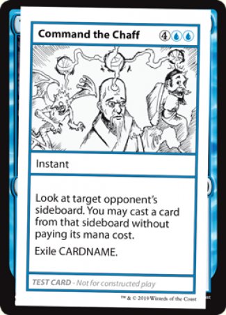 Command the Chaff (2021 Edition) [Mystery Booster Playtest Cards] | Play N Trade Winnipeg