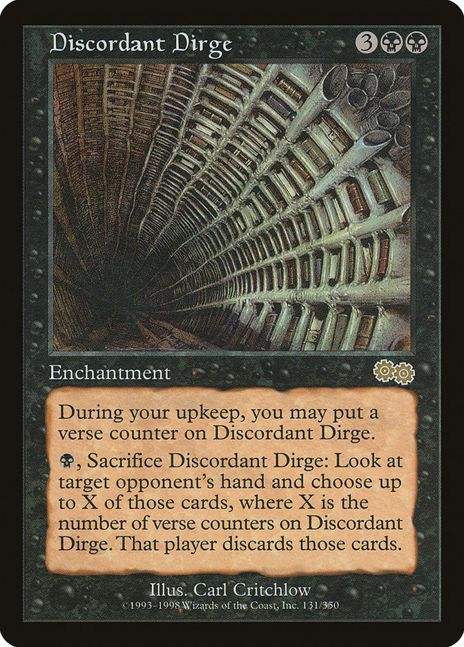 Discordant Dirge [Urza's Saga] | Play N Trade Winnipeg