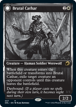 Brutal Cathar // Moonrage Brute [Innistrad: Double Feature] | Play N Trade Winnipeg