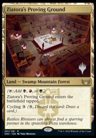 Ziatora's Proving Ground (Promo Pack) [Streets of New Capenna Promos] | Play N Trade Winnipeg