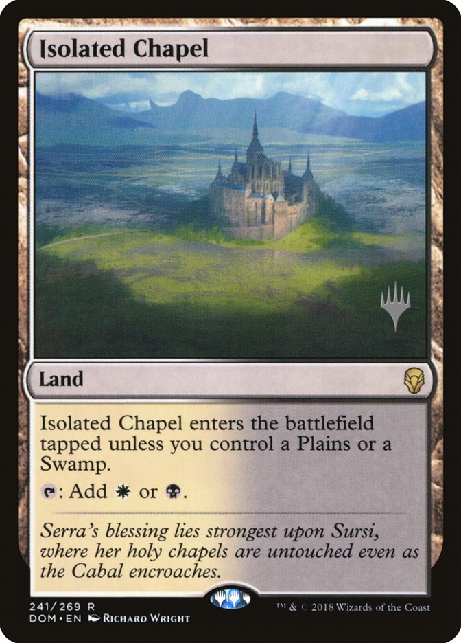 Isolated Chapel (Promo Pack) [Dominaria Promos] | Play N Trade Winnipeg