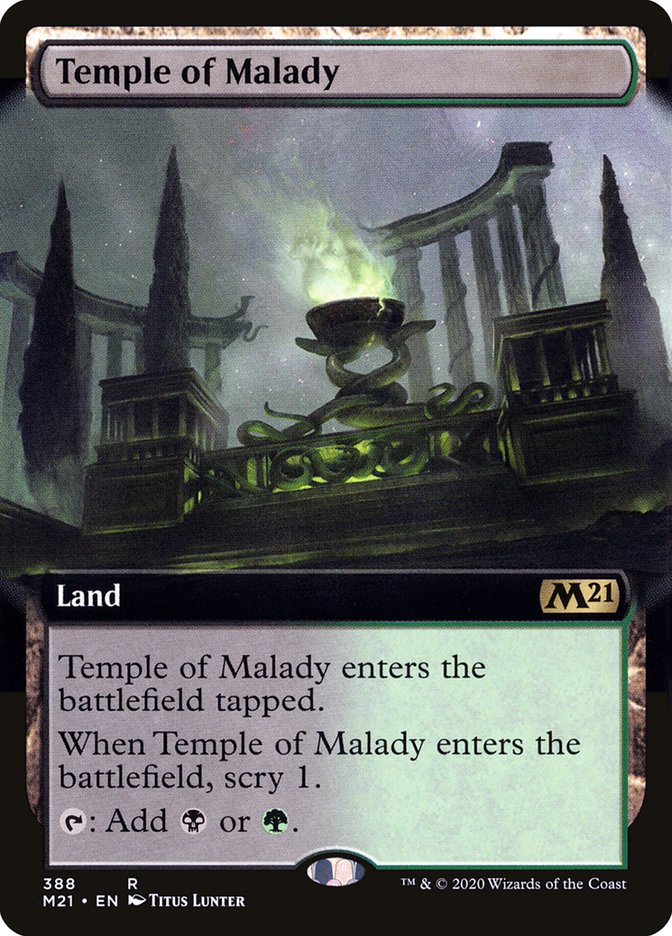 Temple of Malady (Extended) [Core Set 2021] | Play N Trade Winnipeg
